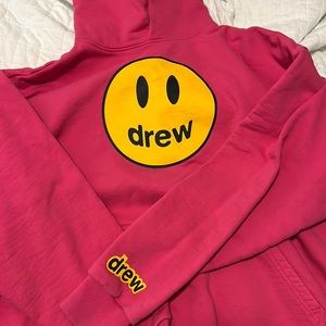 Pink Drew Hoodie